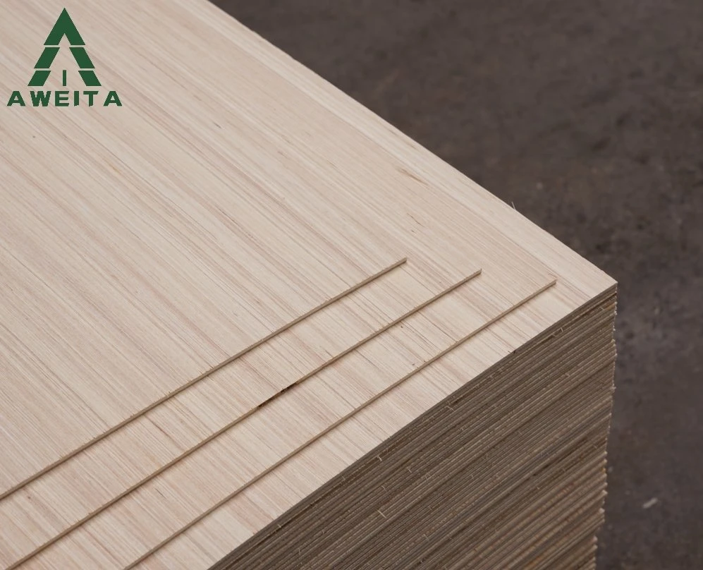 Factory Poplar Veneer Recon Plywood Engineered Veneer Plywood Commercial Plywood