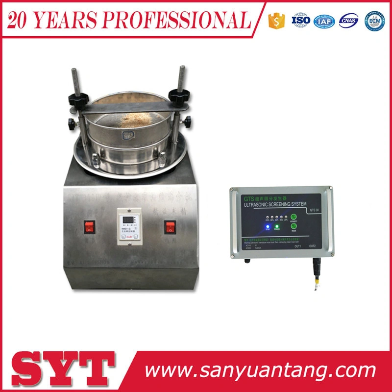 Lab Test Vibrating Sieve Shaker Mini Starch Sifter Machine