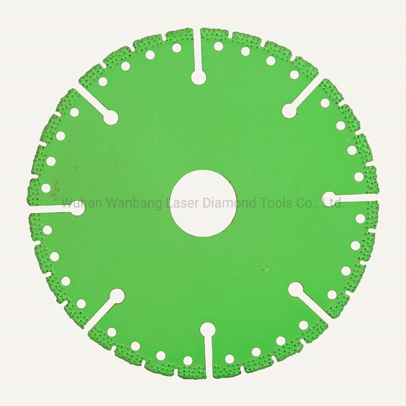 La puissance des outils brasés Diamond lame de scie circulaire pour couper l'acier