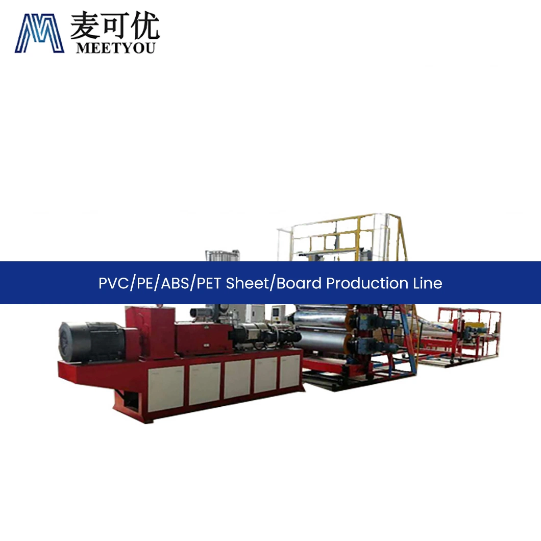 Meetyou Machinery PVC PE ABS Pet CPVC Sheet Price Production Line Manufacturers PVC Sheet 10mm Production Line China Plate Extrusion Line