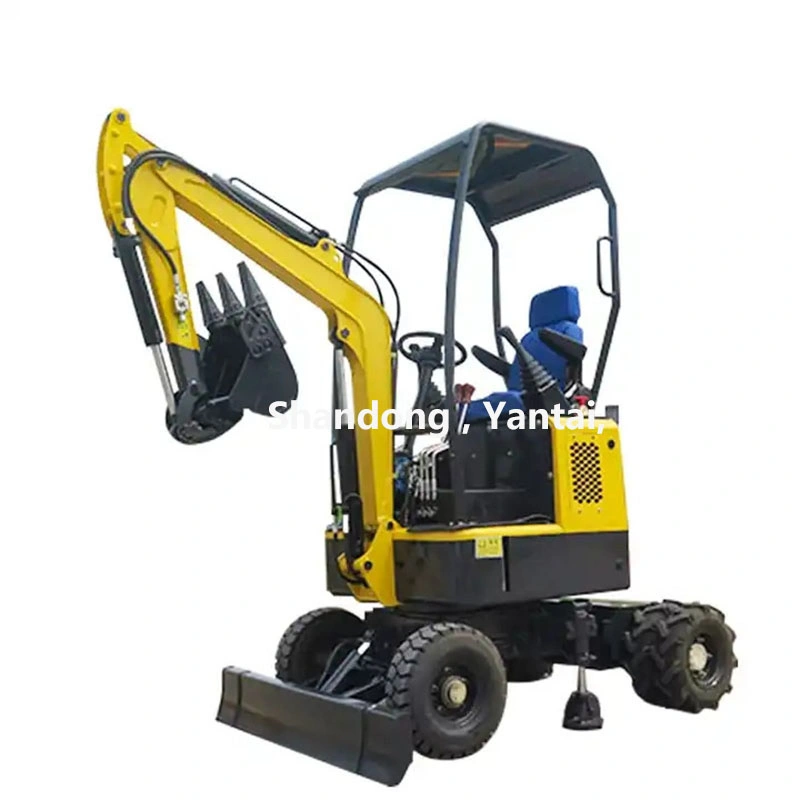 8.5 Ton Wheel Excavator Construction Excavator Machinery Engineering Construction Machinery