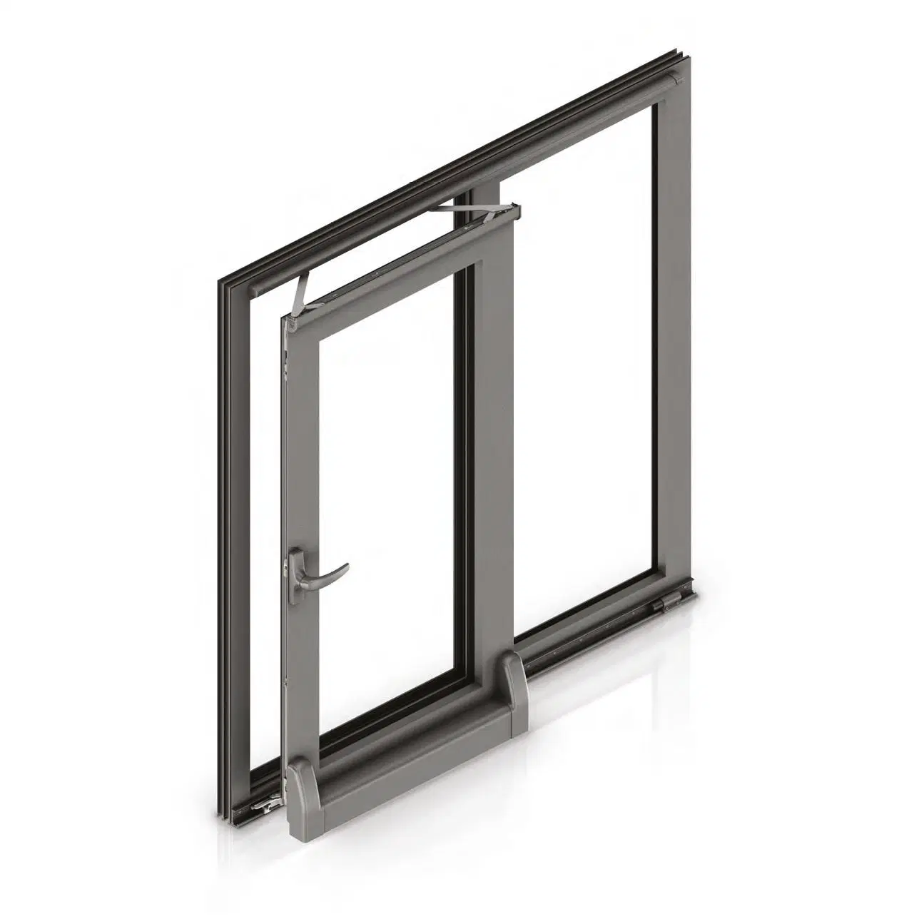 Alta calidad Precio de fábrica Popular vidrio Doble Hung aluminio moderno Ventanas