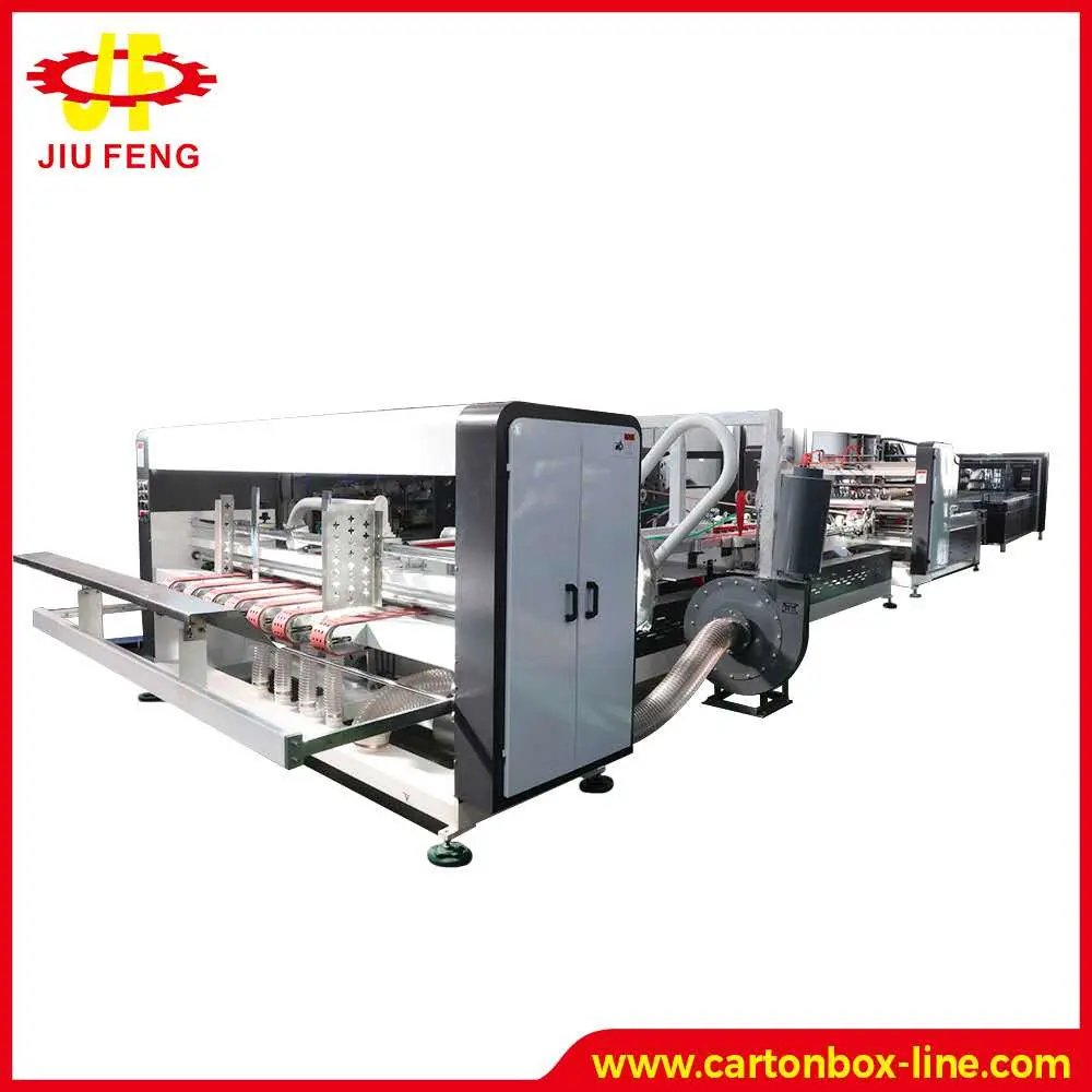 Folding Gluing Baler Bundling Machine Carton Case Former Sealer Packer Production Line