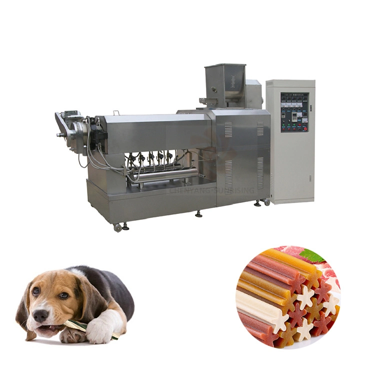 Entièrement automatique souffler la ligne de production de nourriture pour chiens Aliments pour animaux familiers de la machine de séchage