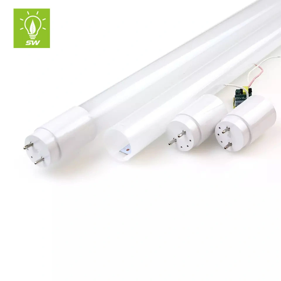 Hot Sale Direct 1200mm T8 LED Tube Glass Tube Light LED T5 T8 9W 18W 24W 100lm/W G13 LED T8