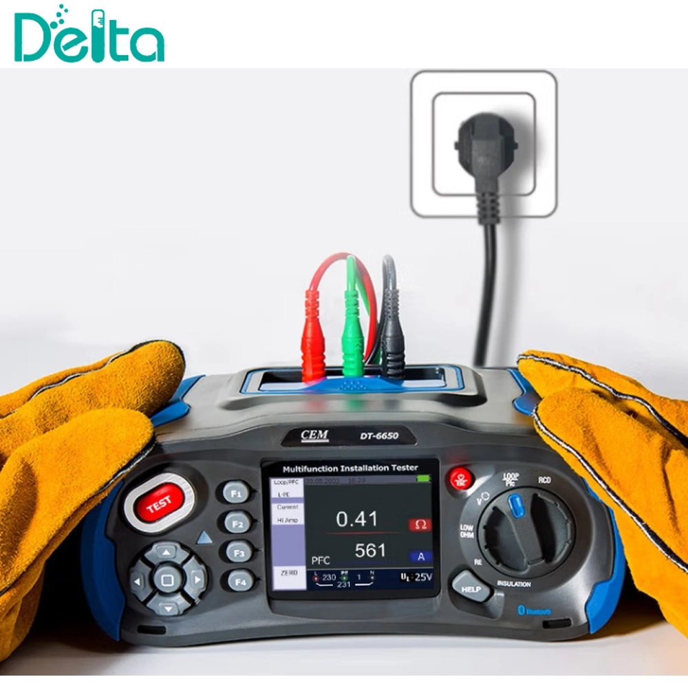 DT6650 Handheld Multimeter Multifunktions-Installationstester für elektrische Anlagen