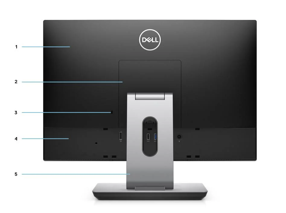 PC desktop de alta definição tudo em um computador DELL OptiPlex 3280 Mostrador de 21.5in