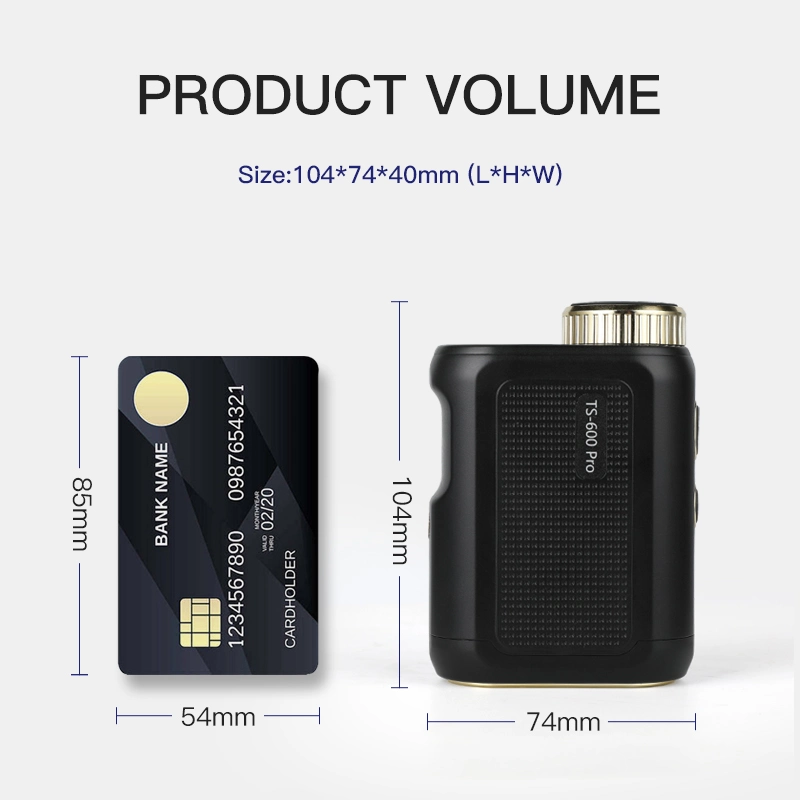 Venta caliente Portable telémetro de Golf de instrumento de medición de distancia electrónica