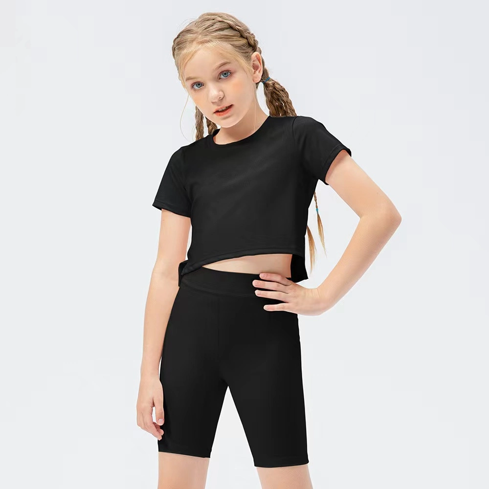 Los niños ropa deportiva Tshirt y Shorts Set 2 piezas Conjunto de ropa de niños GIMNASIO Gimnasio Chándal