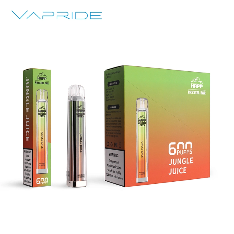 Vipride Crystal Bar 600 puffs 20 мг никотин Vape Pen Disposables
