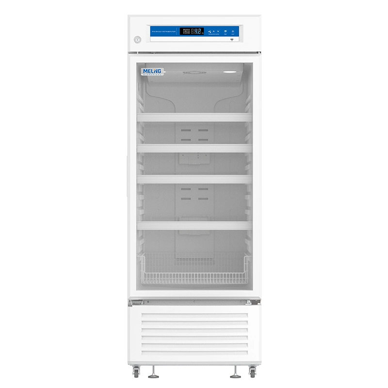 Meling Biomedical Manufacturer 2-8 درجة 315L ثلاجة طبية عمودي