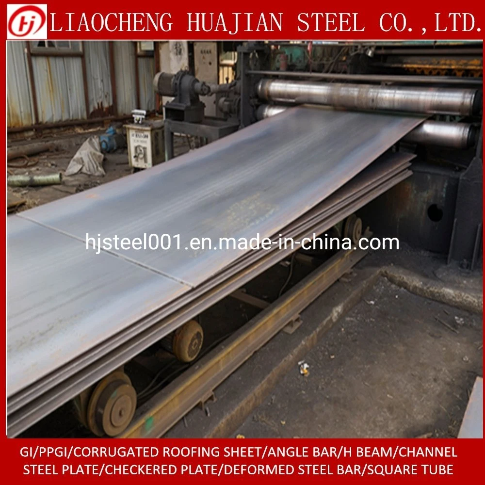 S235jr Q235B Ss400 A36 Hot/Cold Rolled Metal Iron Mild Ms Pickled Oiled Carbon Galvanized Flat Carbon Steel Plate for Building Material