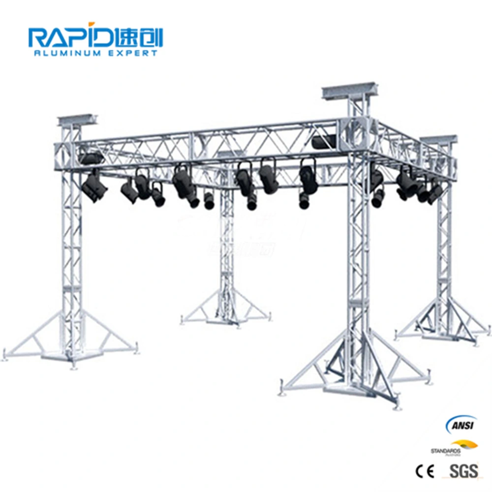 Anúncio de alumínio Post LED Truss para concertos ao ar livre caso mostrar