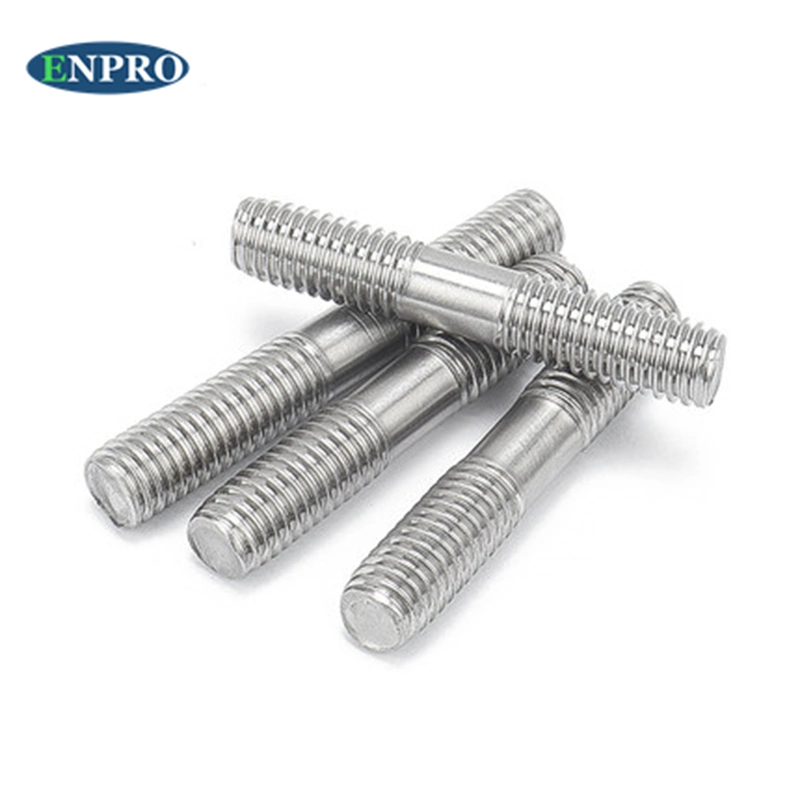 304 Stainless Steel Double Head Two End Threaded Rod