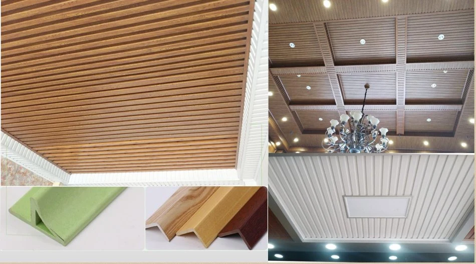 Interior Plastic Wooden Composite Covering Board Decorativo 3D Fluted Cladding WPC Board