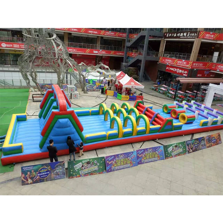 Ocean& Jungle Theme Juegos Inflatable Obstacles Games Cheer Indoor Inflatable Castle Inflatable Playground, PVC Fun Parks High quality/High cost performance  Giant Inflatable Obstacle