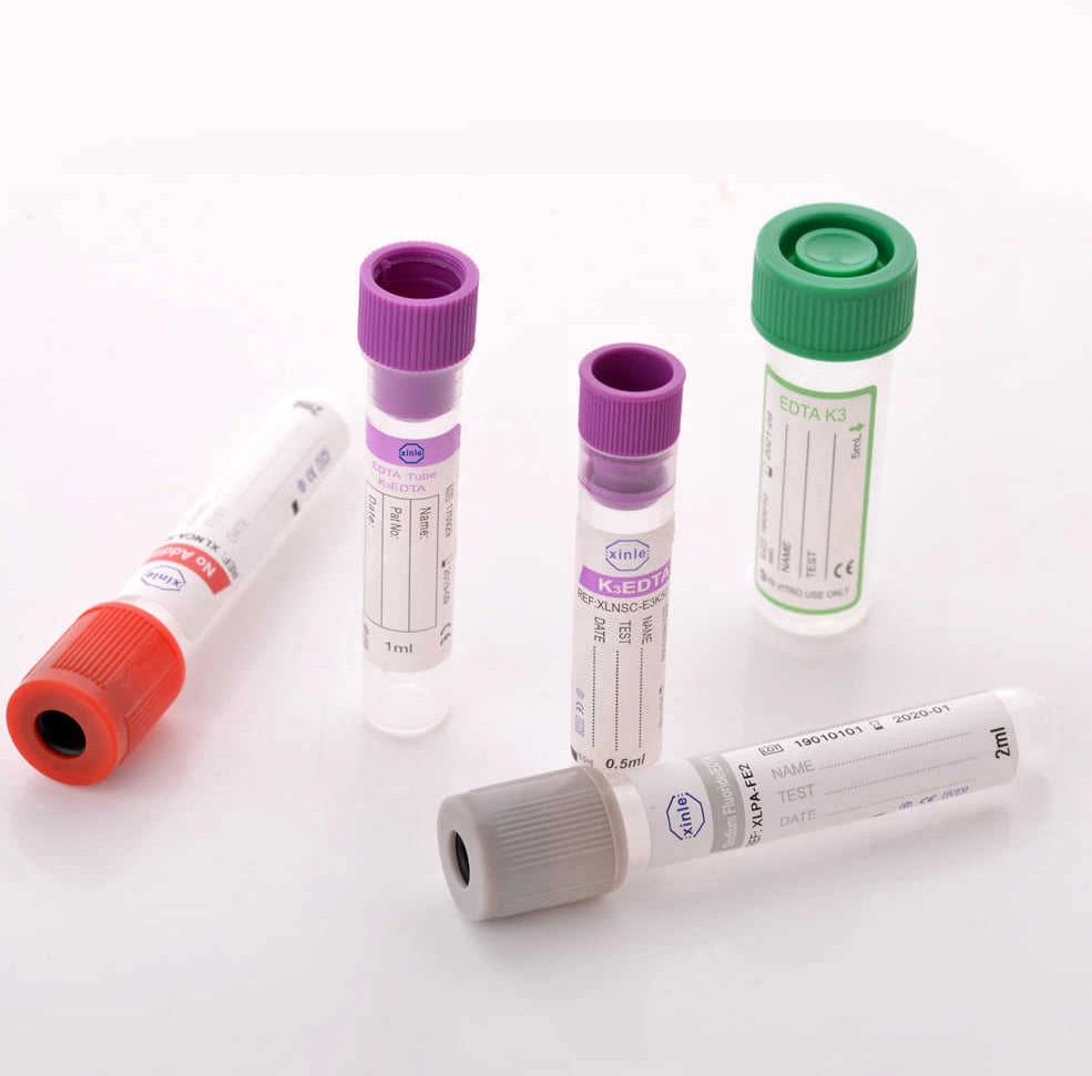 Одноразовый полипропиленовый материал EDTA, заводской прямой, одноразовый сосуд для взятия медицинских проб Вакуумная трубка для крови PT
