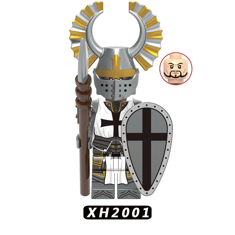 X0348 Middle Soldier Weapon Guns Battle Priest Blocks Model Building Toys