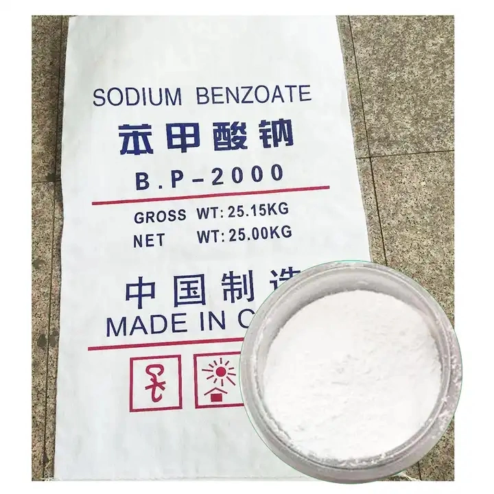 White Crystal Powder Food Additive 98%Min Sodium Benzoate for Poultry