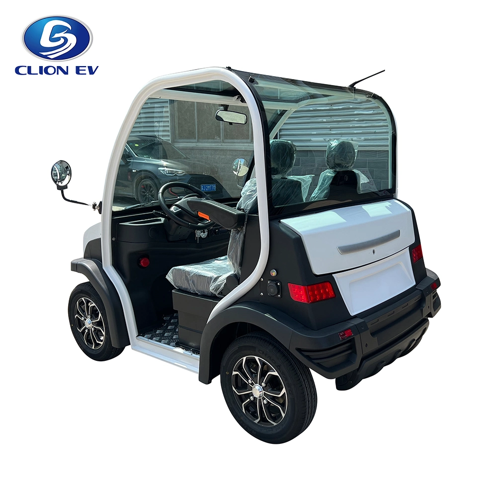 Station Low Speed Small Electric Security Patrol Car Open Style