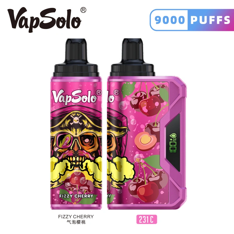 Пафеты VAPSolo 10K одноразовая E-Cigarette Light Vape Randm Tornado 9000 Оптовая торговля I Vape EU Warehousue