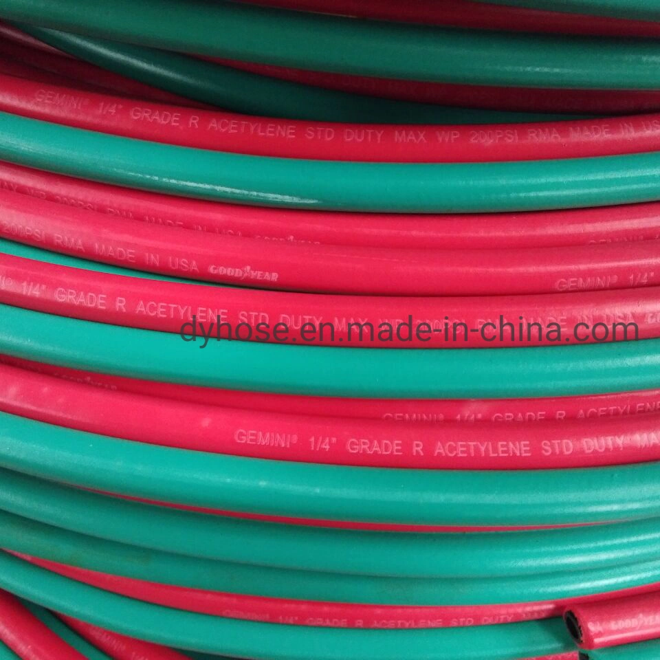 1/4"-3/8" Hydraulic Rubber Hose of Rubber Hoses Like CNG Hose Air Compressor Clamp Welding Colored Surgical