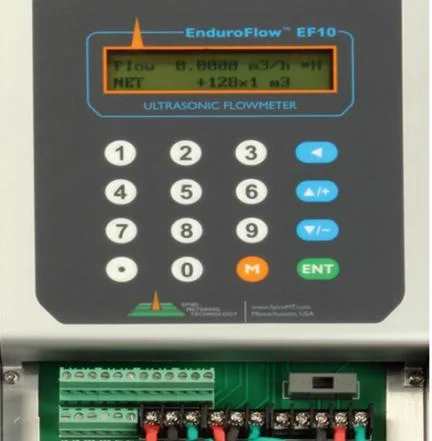 Pince d'insertion sur le type de débitmètre à ultrasons Capteur de débit Eau intelligente numérique Sortie Modbus Mbus Résidentiel.