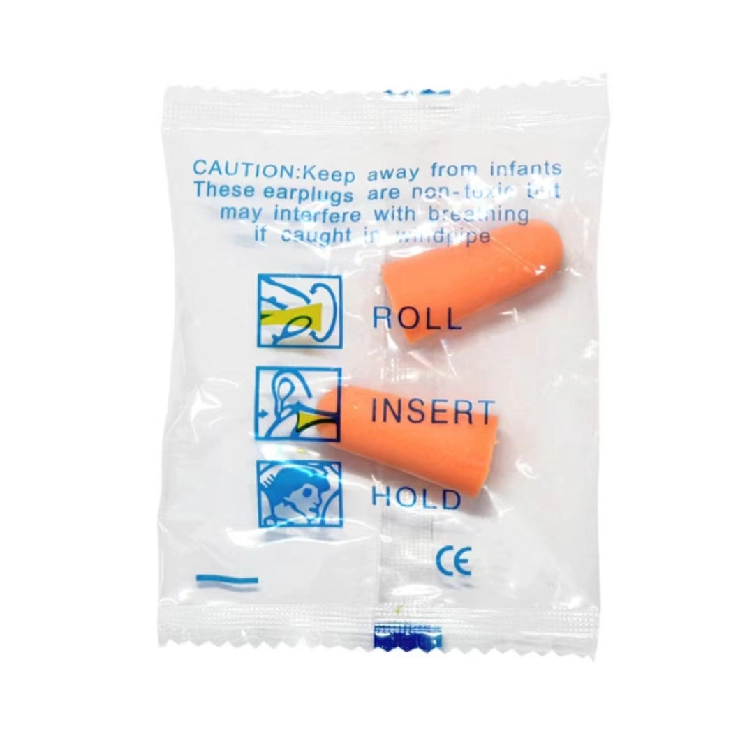 CE Standards Noise Reduction Earplugs Hearing Protection Snr 26dB Bullet Shape PU Foam Earplugs Rar Plugs