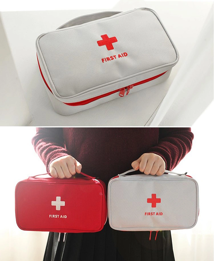 Office Wall Mount First Aid Box ABS Strong Plastic Medical Case Storage First Aid Kit