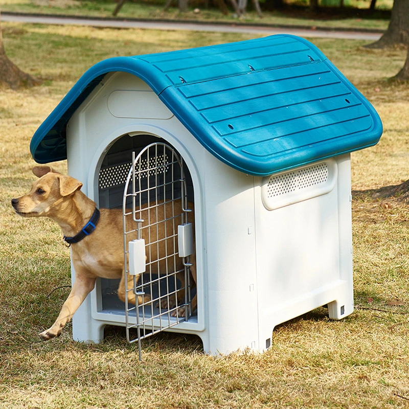 Casa de perro de invierno de lujo al por mayor con ventana.