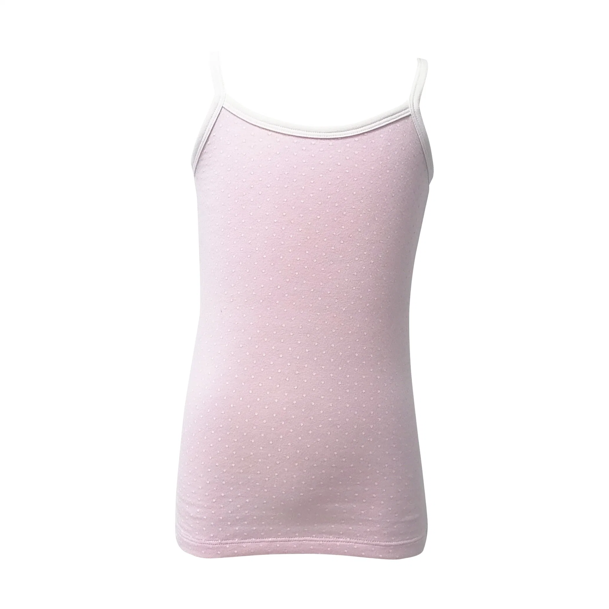 Solid Color Comfort Cotton Children&prime; S Clothing Girls Vest Underwear