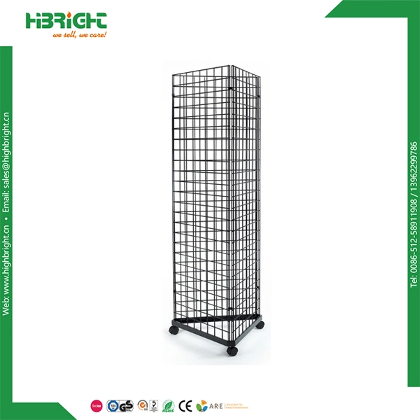 Commercial Metal Advertising Wire Display Stand Rack