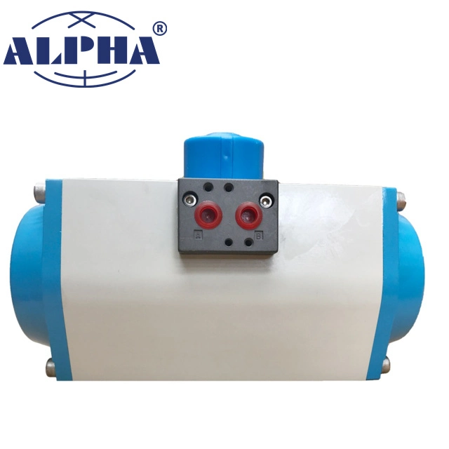 Alpha B Series Aluminium Alloy Rack and Pinion B300 Pneumatic Actuator