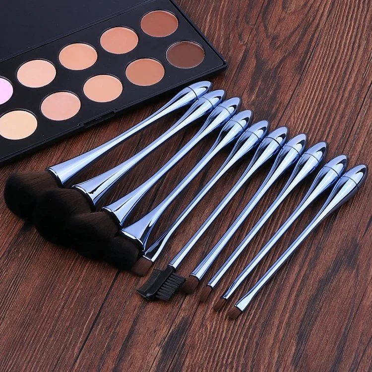 Neue Mode Design Beauty Slim Taist Pinsel 10pcs Make-up Pinsel Set Slim Cosmetic Tool Make Up Kit