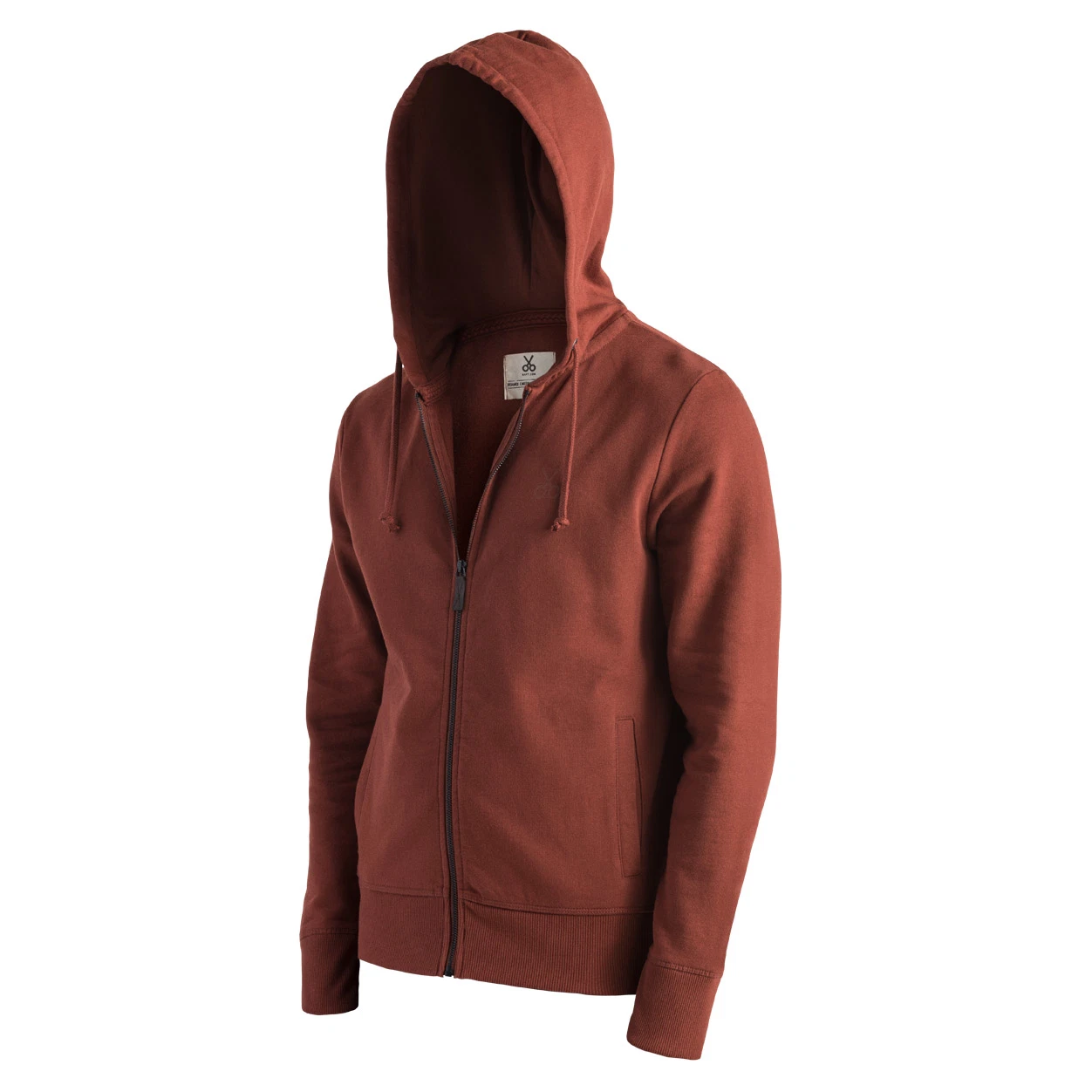 Los hombres de la cremallera mezcla de algodón vellón Niza Extractor Terry 320gsm adulto Casual Chaqueta Antipilling ocio al aire libre sudaderas con capucha