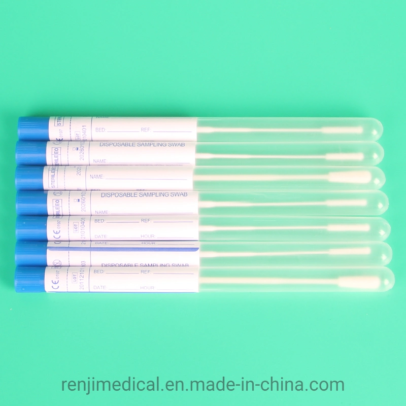 Disposable Medical Supplies Wholesale/Supplier Sterile Transport Collection Flocked Nylon Swabs Stick with PP Tube