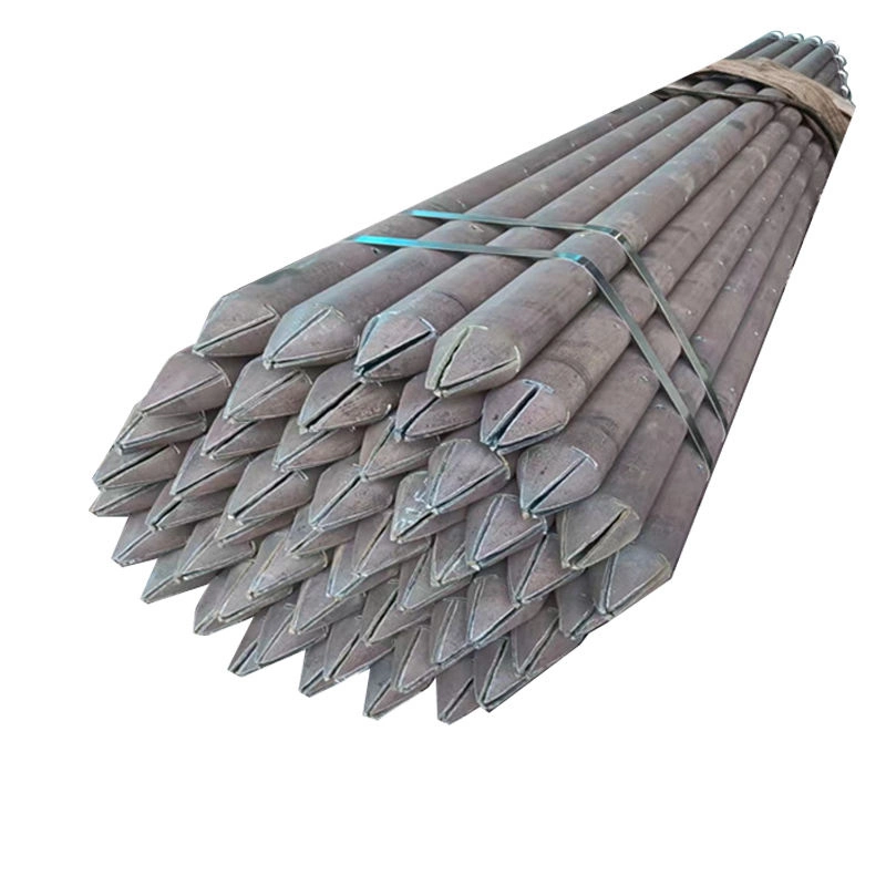 Geological Drilling Steel Pipe API5l, Gr. a&B, X42, X46, X52, X56, X60, X65, X70, X80 ASTM A53gr. a&B, SA516 Tunneling Self Drilling Tunnel Grouting Steel Pipe