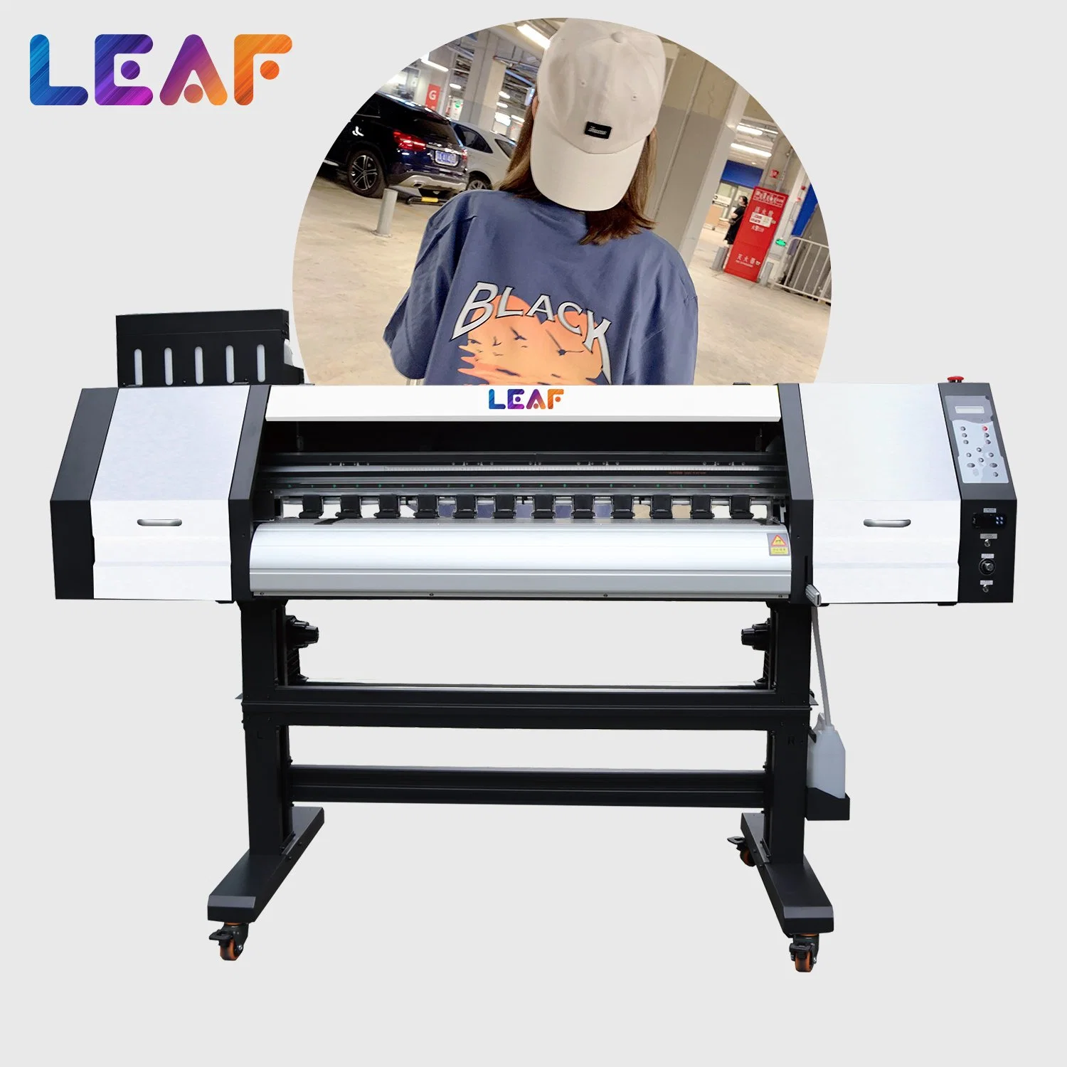 Fabric Directly Powder Shaker Dryer All in One Dtf Heat Transfer Press Tshirt Printing Machine