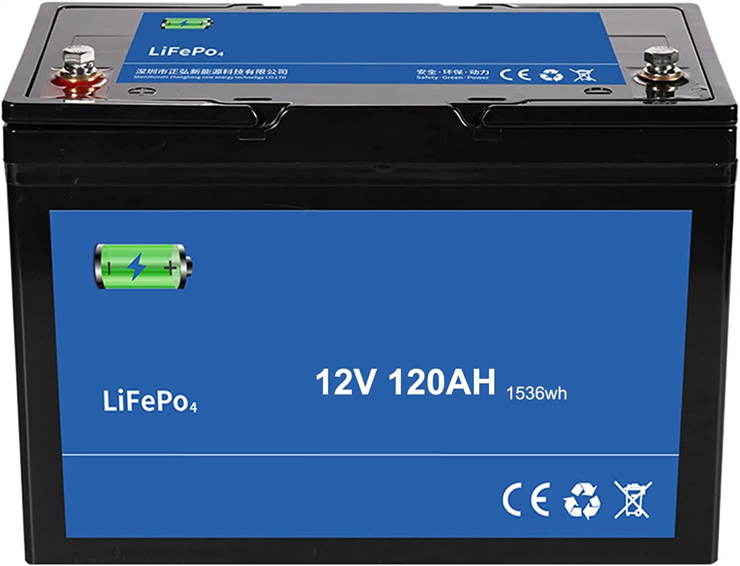 Bateria de iões de lítio LiFePO4 de 3,2V com fosfato de ferro de lítio para veículos elétricos (EV) Leve a baterias de carros de golfe elétricos RV de lítio