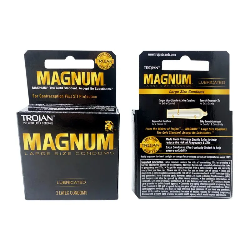 Wholesale/Supplier Trojan Magnum XL Condoms Each Condom Is Electronically Tested to Help Ensure Reliability