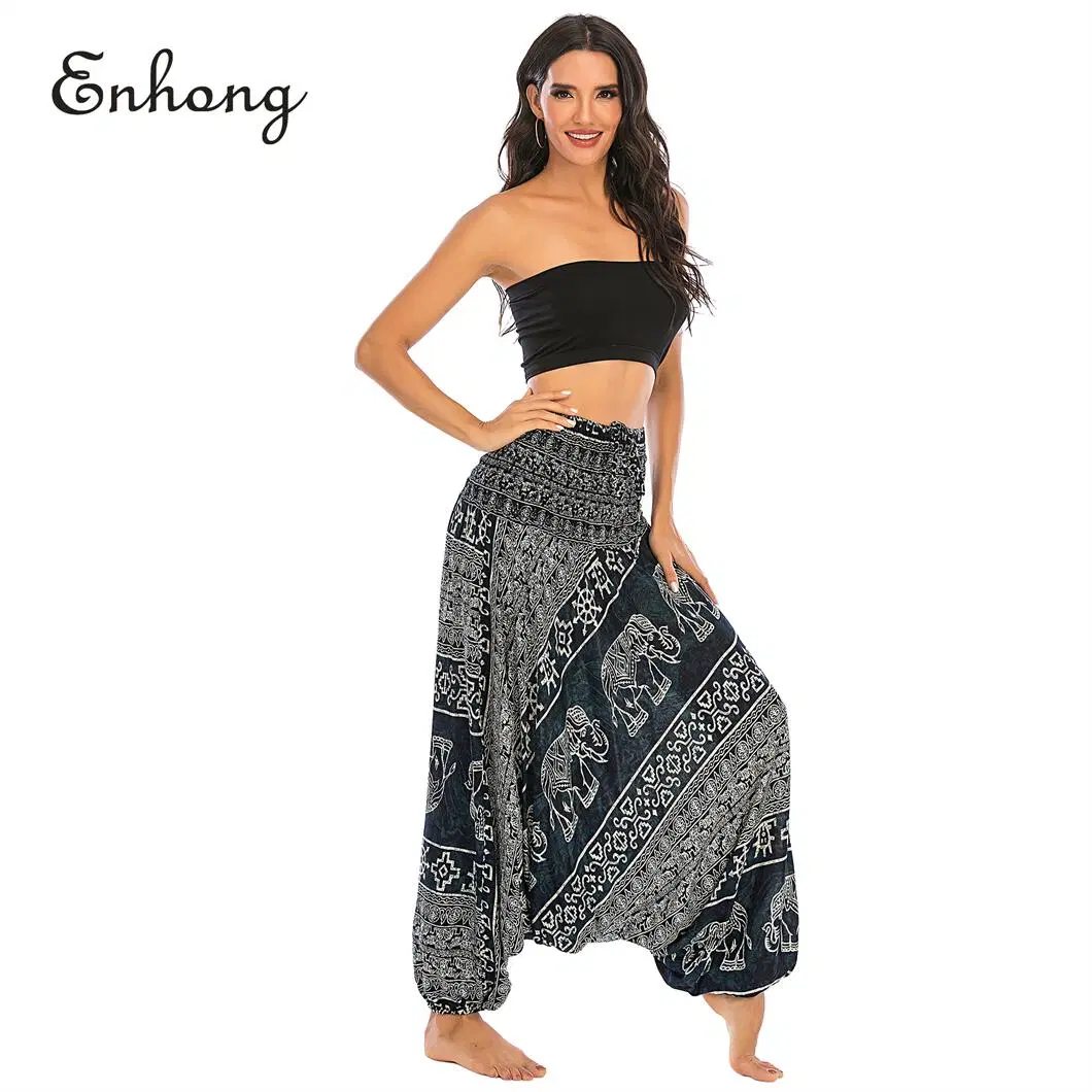 Frauen Mode Hippie Kleidung Boho Hosen Custom Großhandel/Lieferant