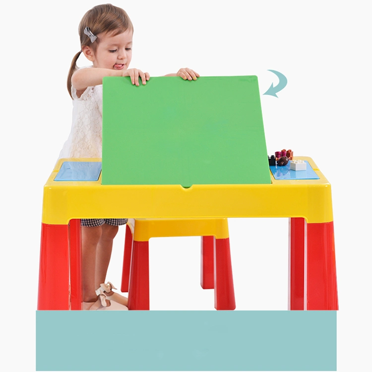 Environmental Friendly Materials Drawing Playing 2 in 1 Kids Play Table