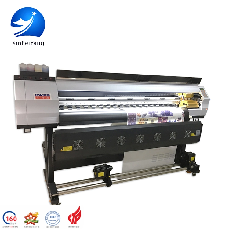 China Manufacture Large Format Roll to Roll Digital Fabric Sublimation Textile Printer Double Heads