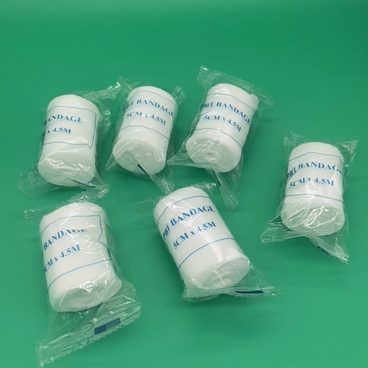 High quality/High cost performance  Elastic/Plastic Medical Products Elastic Supply Disposable Warping Polyester Gauze Bandage with CE