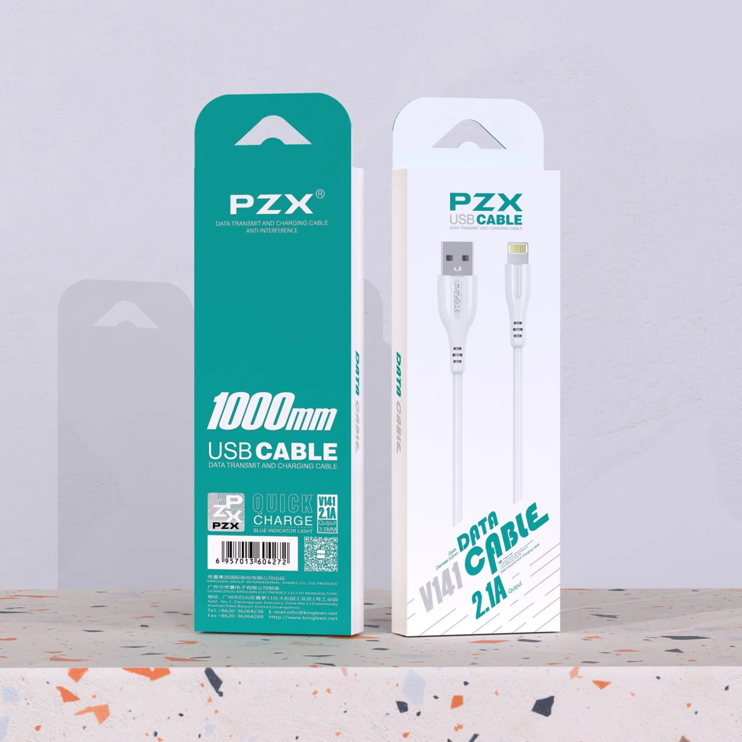 Pzx V143 Micro Nylon 3A Fast Data Transmission USB Cable