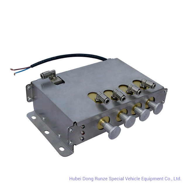 Geschwindigkeit 5 Km Automatische Pneumatische Steuerblock Intelligentes Steuerungssystem Der Notabsperrventile (Tankwagen Aluminium 2-4 Fächer mit GPS)