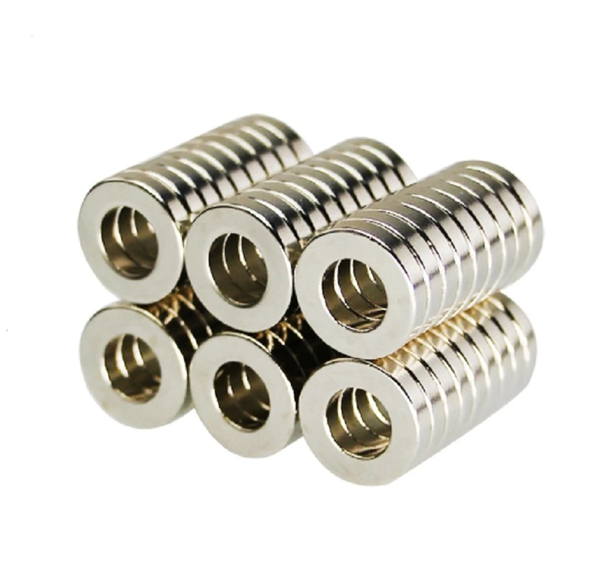 High quality/High cost performance  Strong Neodymium Magnet Permanent Hollow Cylinder Round Circle Neodymium Magnetic Materials