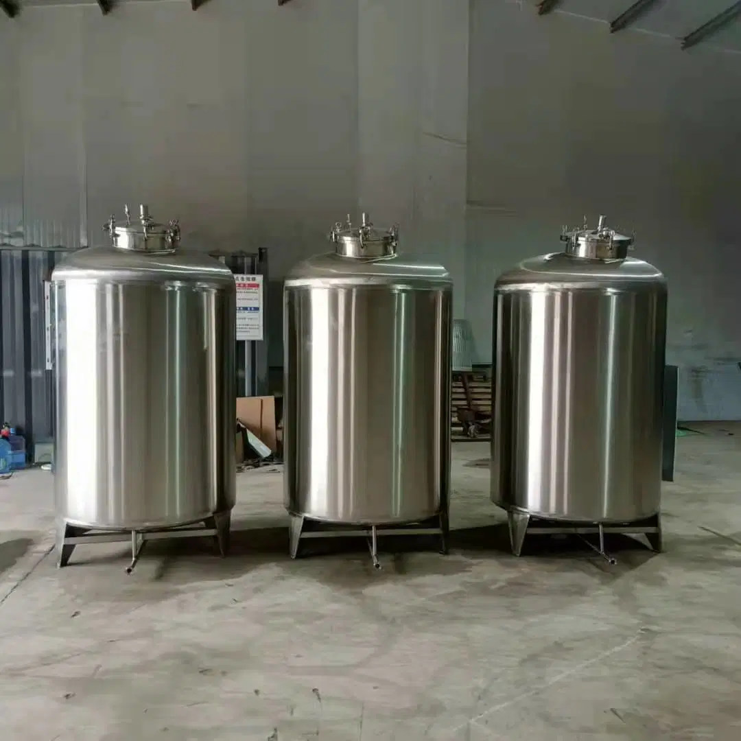 Oil Gas Water Beer Milk Alcohol Chemical Medical Tanks for Storage Mixing Production Transport