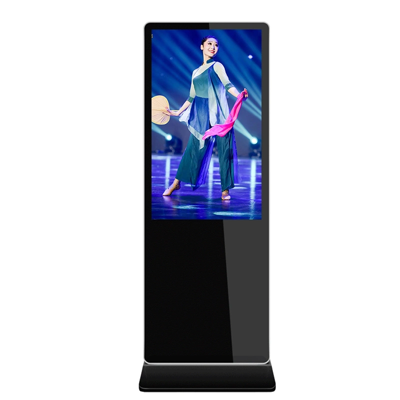 New Elegant Floor Standing Digital Signage Display WiFi LCD Screen Totem Kiosks 32 Inch Indoor Advertising Playing Equipment