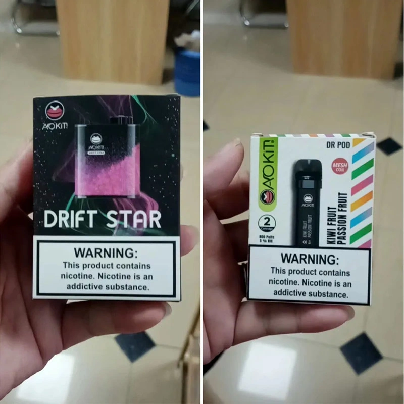 UK Zbood Daniel Vipo Vb Cube se Inhalations Pack Pods Moki eléctrico cigarrillo Aokit Drift Star dispositivo sólo desechable VAPE